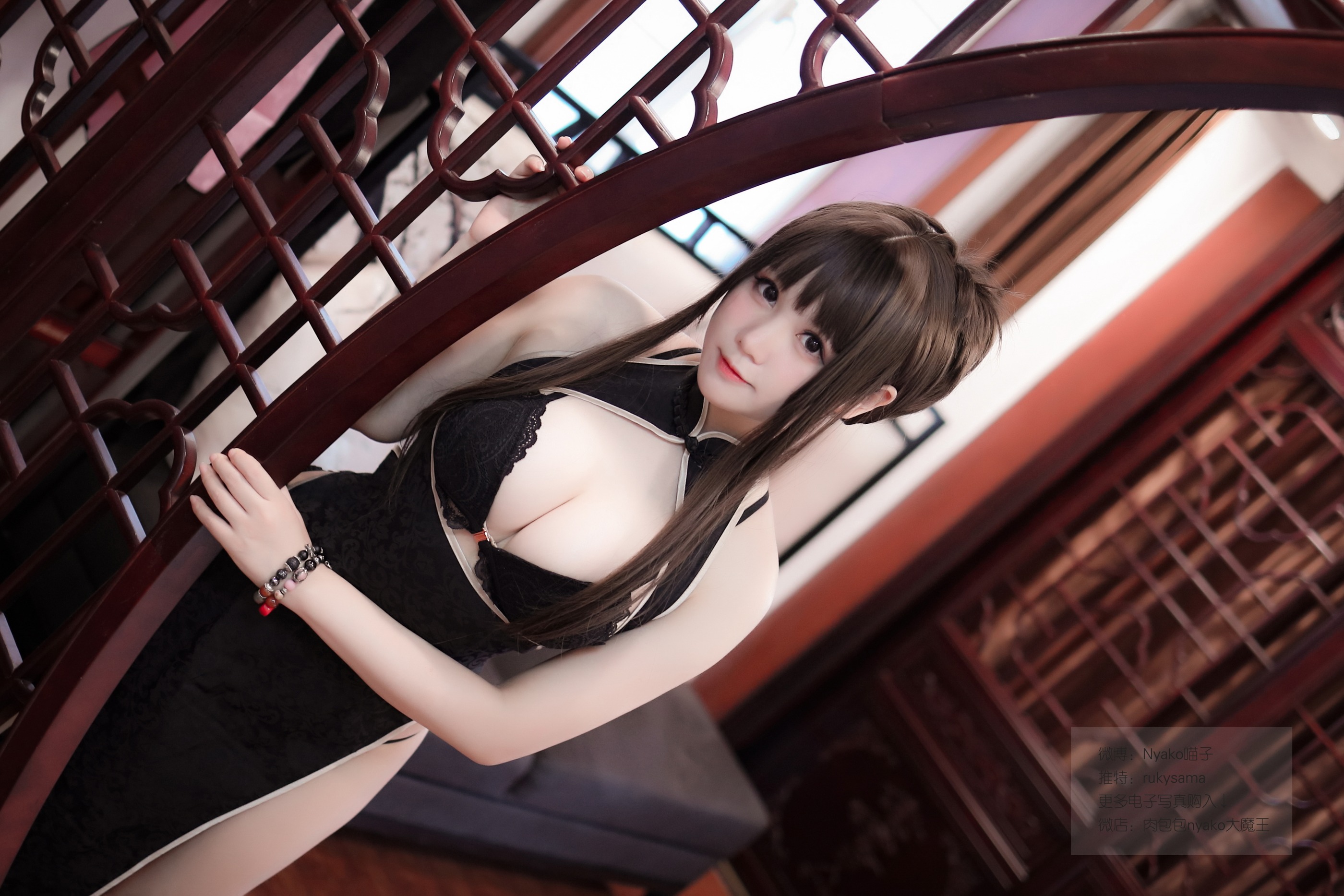 图片[1]-Nyako喵子 – NO.001 旗袍本A [105P]-XikXak